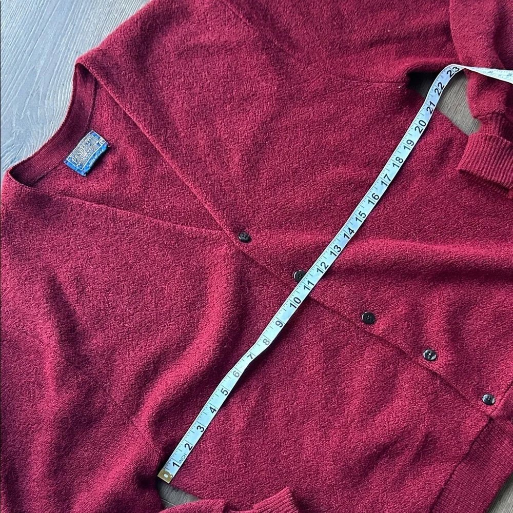 Pendleton Vintage Wool Cardigan Sweater ! Large